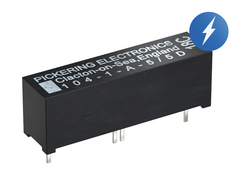 Pickering Introduces Industry's First Miniature SIP Reed Relay with 5kV Stand-off Capability